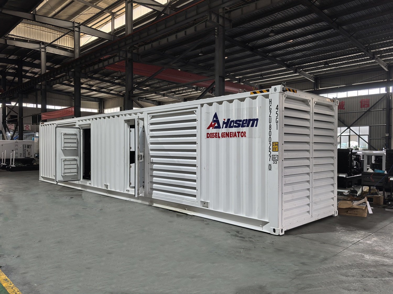 Generator Diesel Containered 1200kW Set untuk Pasar Timur Tengah